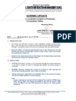 NDRRMC - SitRep 1 - Landslide in Compostela Province - 5 Jan 2012