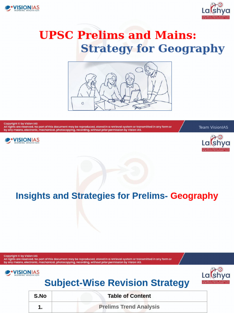 Geography Strategy Document - Lakshya P&M Integrated Mentoring Program ...