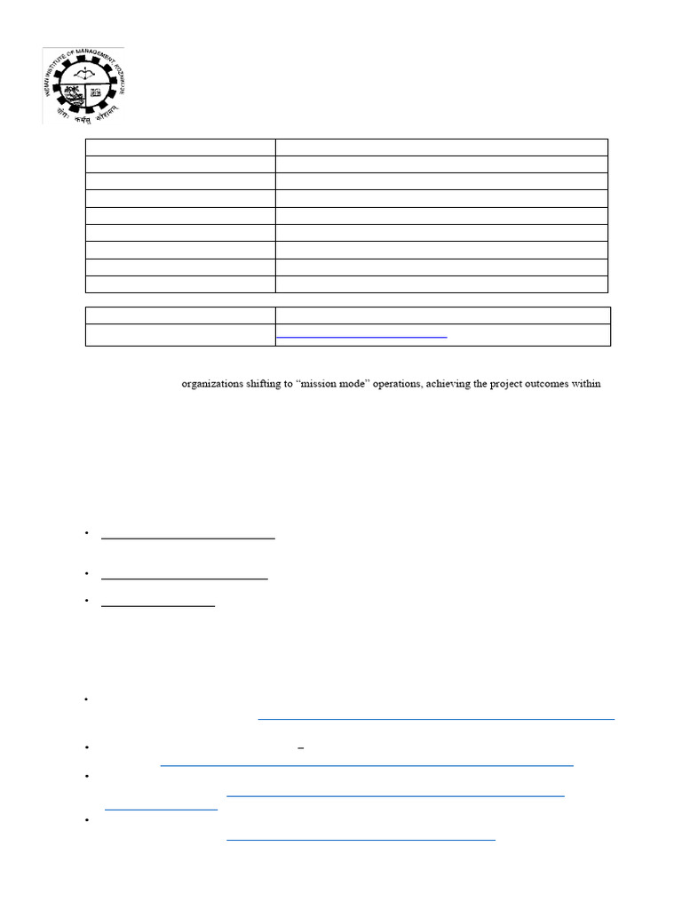 EOM-04 Project Management | PDF