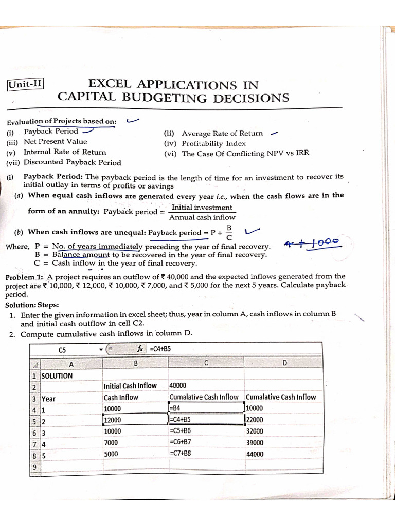 Capital Budgeting Lab Work | PDF
