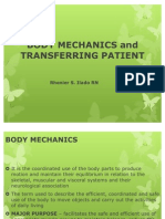 Body Mechanics and Transferring Patient
