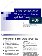 Career Self Reliance
