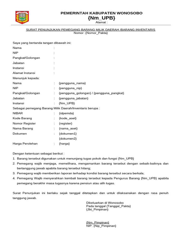 Format Pakta | PDF