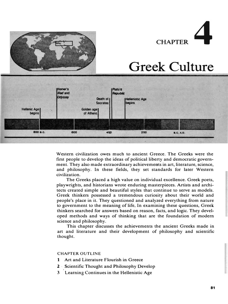 A History World Perry Revised C.4 Greek Culture | PDF