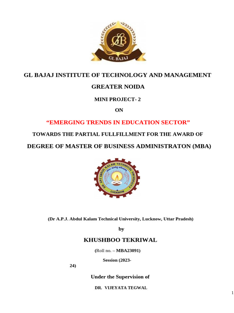 KT Mini Project 2 Sem New | PDF