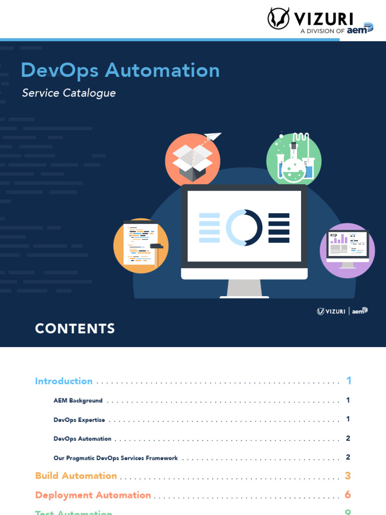 Vizuri DevOps - Service-Catalogue | PDF