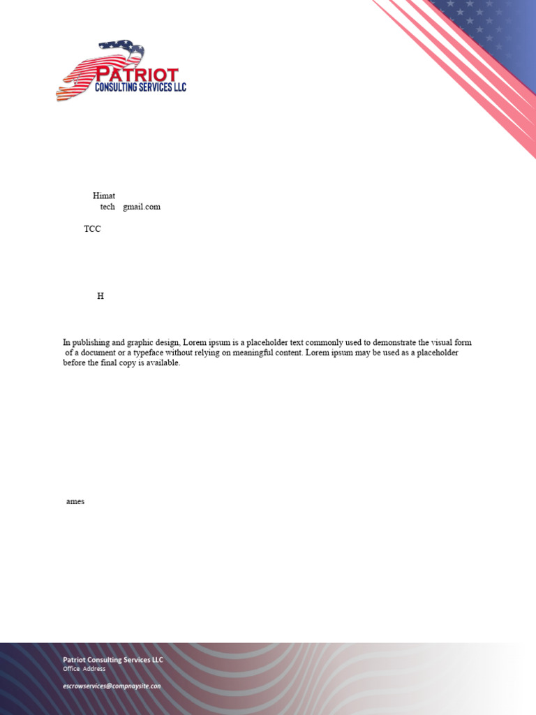 Placeholder Text in Graphic Design | PDF