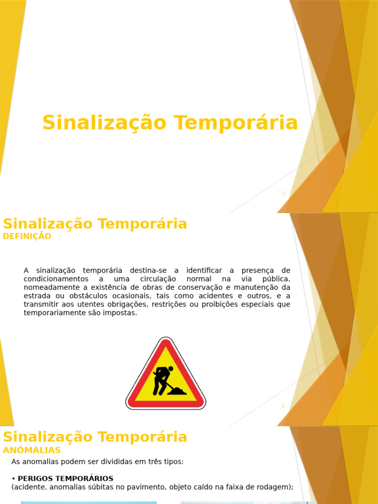 Sinalizaao Temporaria | PDF