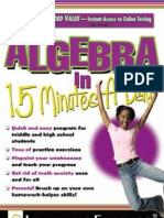 Algebra 15 Min a Day