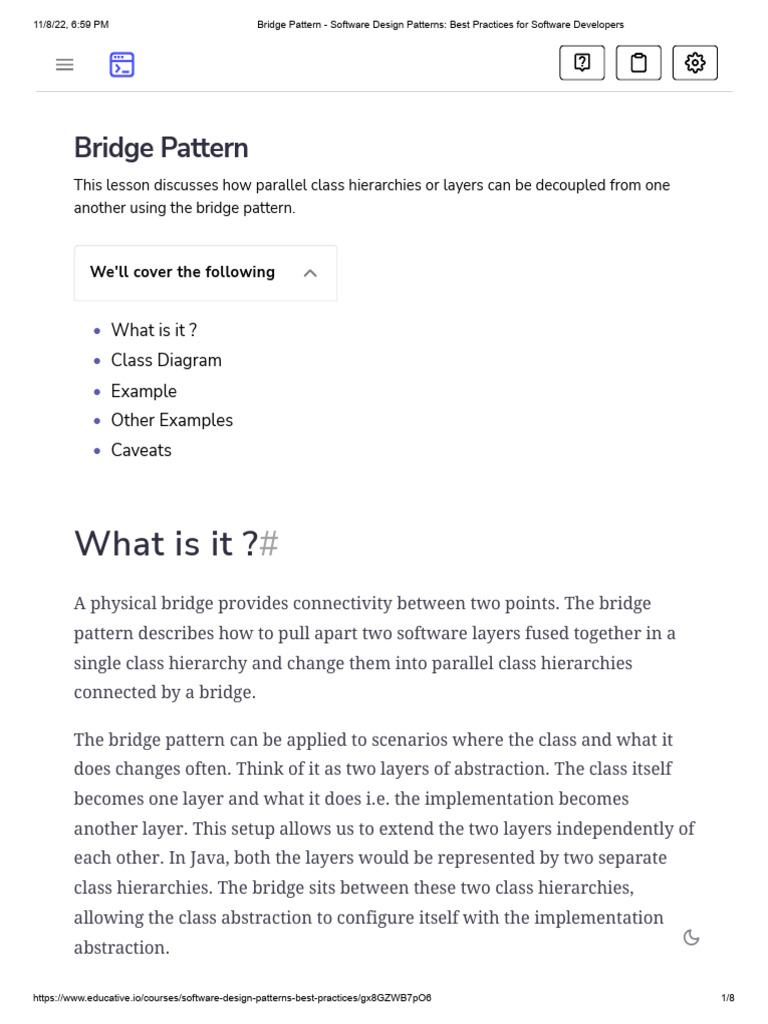 Bridge Pattern - Software Design Patterns - Best Practices For Software ...