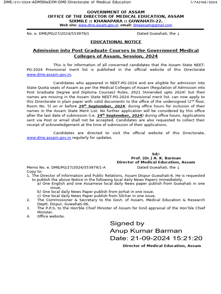 III Educational Notice Inclusion of Name 17 | PDF | Government