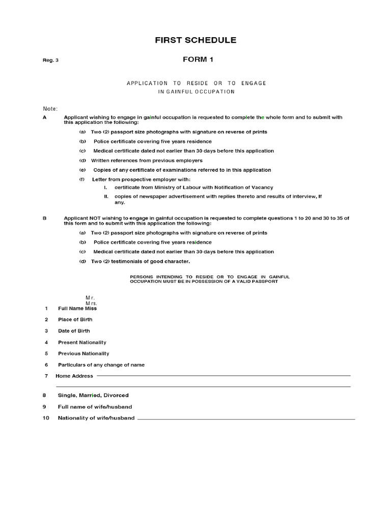 FIRST SCHEDULE - Bahamas - First-Schedule-Bahamas - PDF - PDF4PRO | PDF