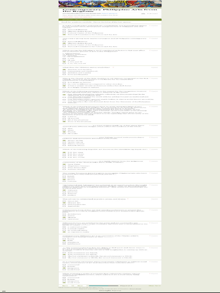 CPAR Online Summative Ans Key PDF