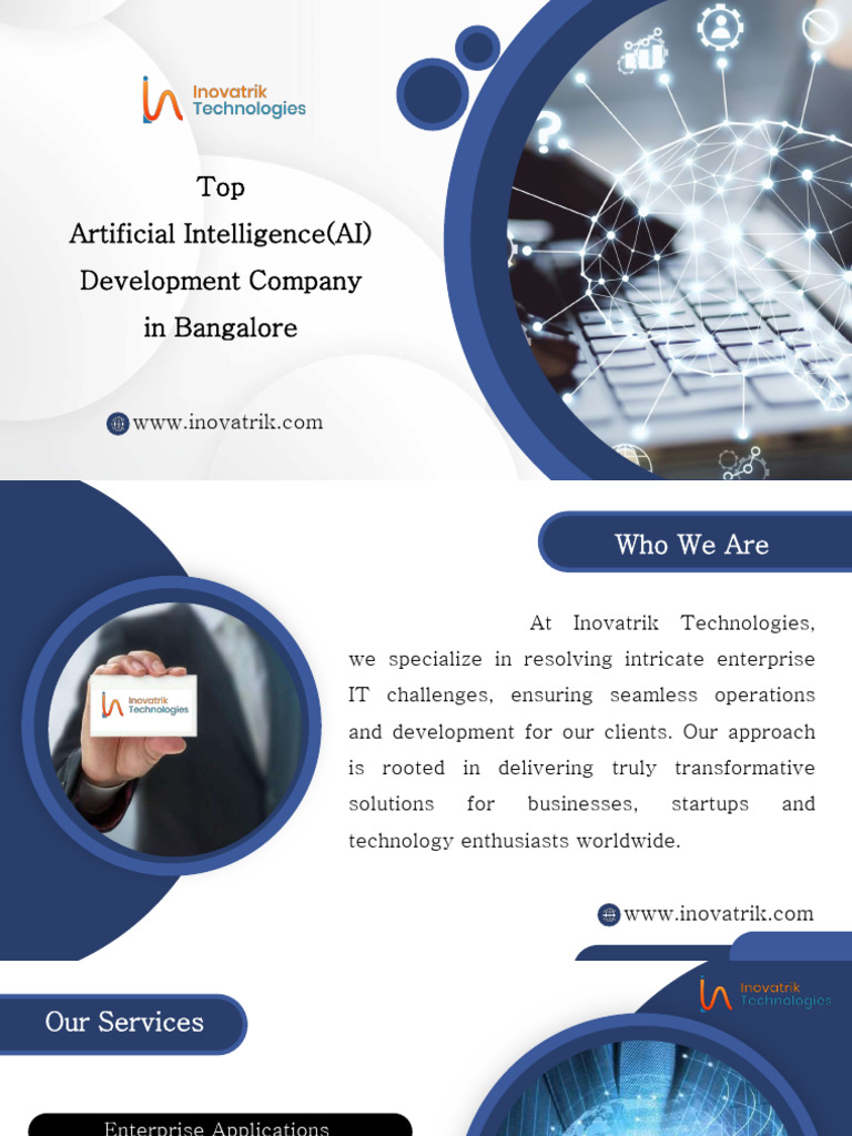 Top Artificial Intelligence Development Company in Bangalore | PDF