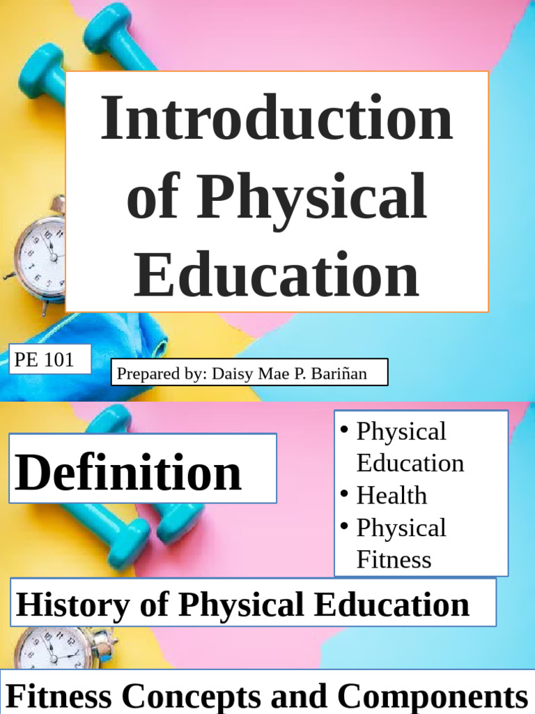 Overview of PE 101 Curriculum | PDF | Physical Fitness | Physical Education