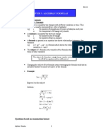 Chapter 5 I Algebraic Formula ENRICH