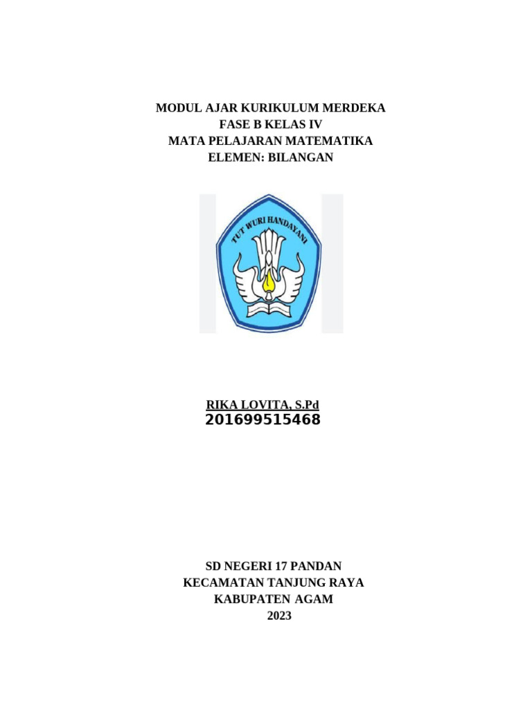 Modul Ajar Pecahan Pdf