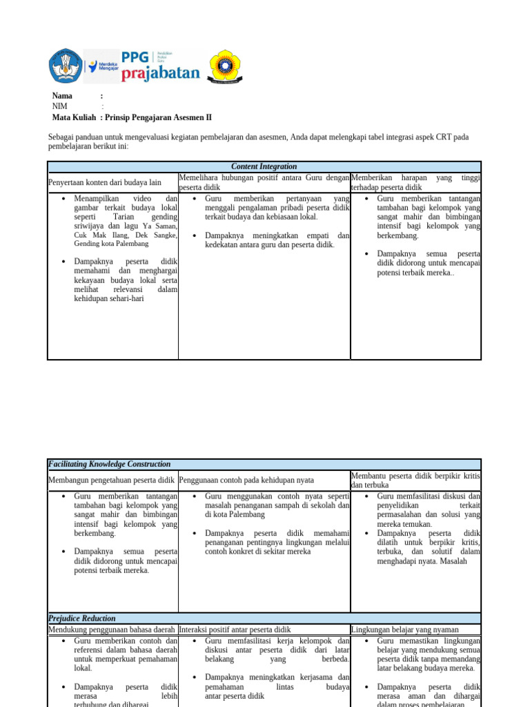 TOPIK 3 Demontrasi Kontektual PPA II | PDF