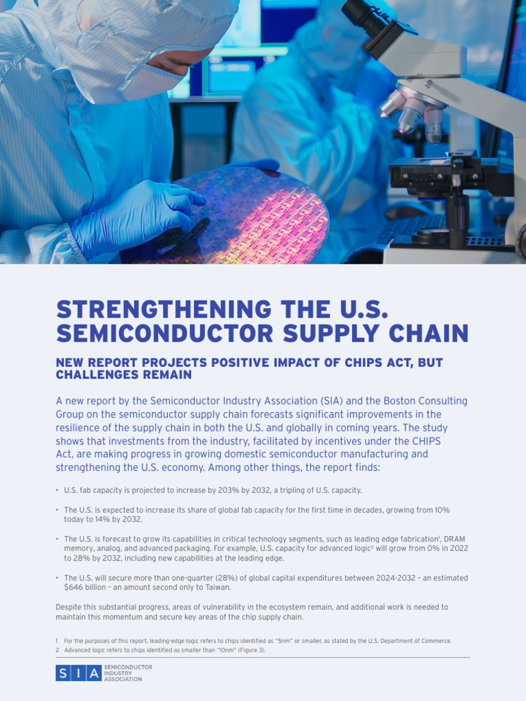 U.S. Semiconductor Supply Chain Resilience | PDF | Semiconductor Device ...