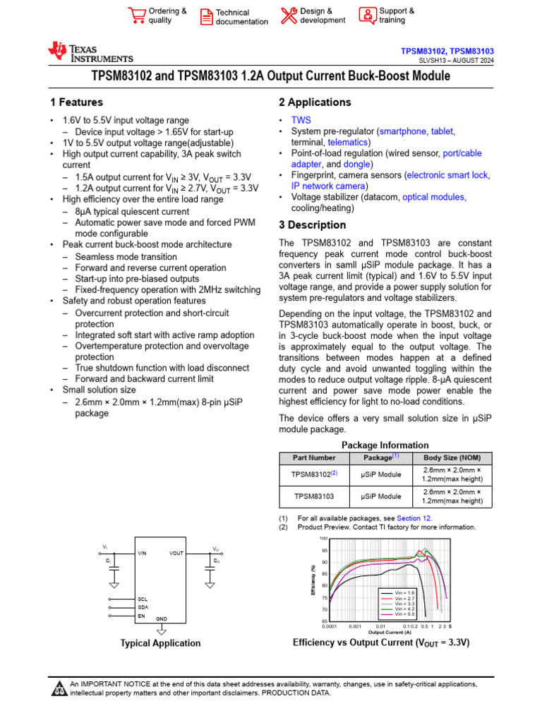 TPSM 83102 | PDF