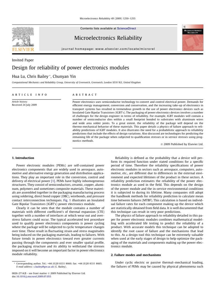 J Microrel 2009 07 055 | PDF