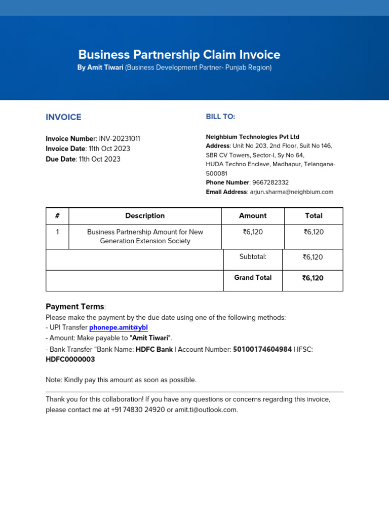 Invoice | PDF