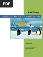 Download Nota Kursus MySQL Database Dan SQL Manipulation by Mohd Saffuan Suntong SN77210862 doc pdf