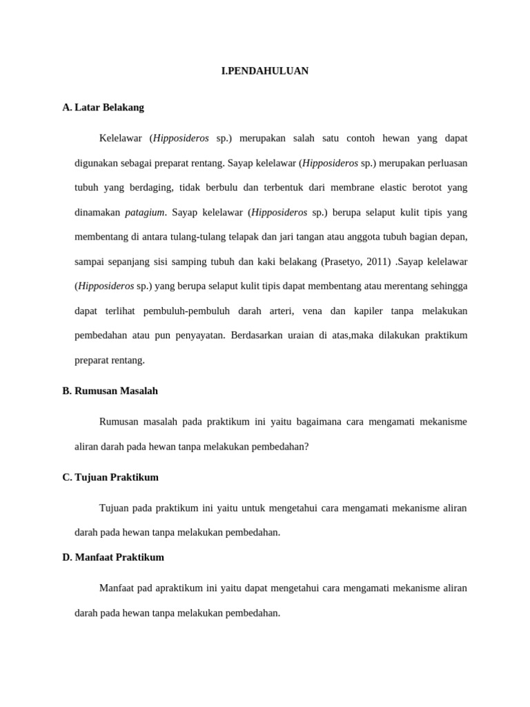 Preparat Rentang | PDF