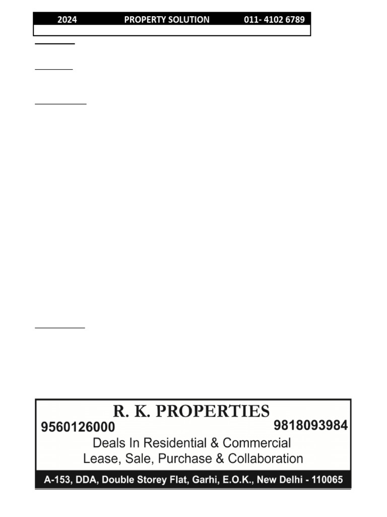 Resi Rent Aug-2024 | PDF