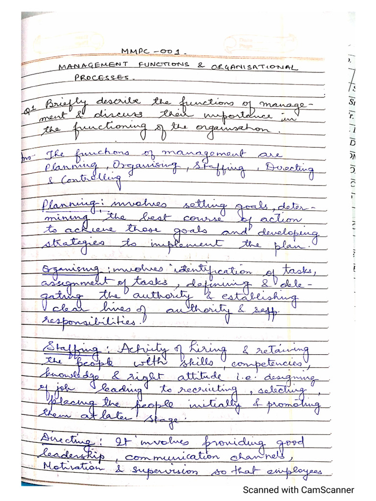 Management Function Pdf