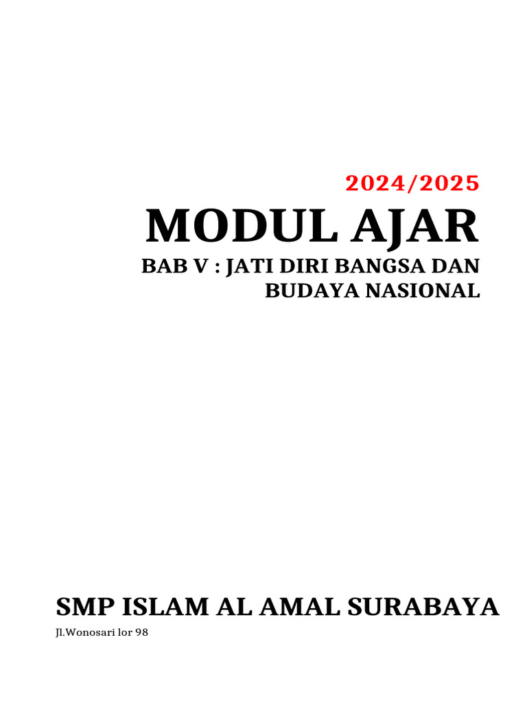 Bab 5 Semua | PDF