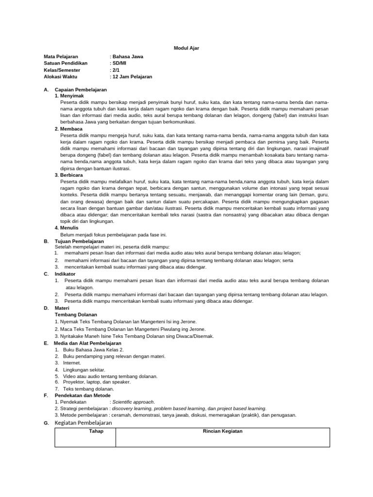 Modul Ajar Bab 3 | PDF