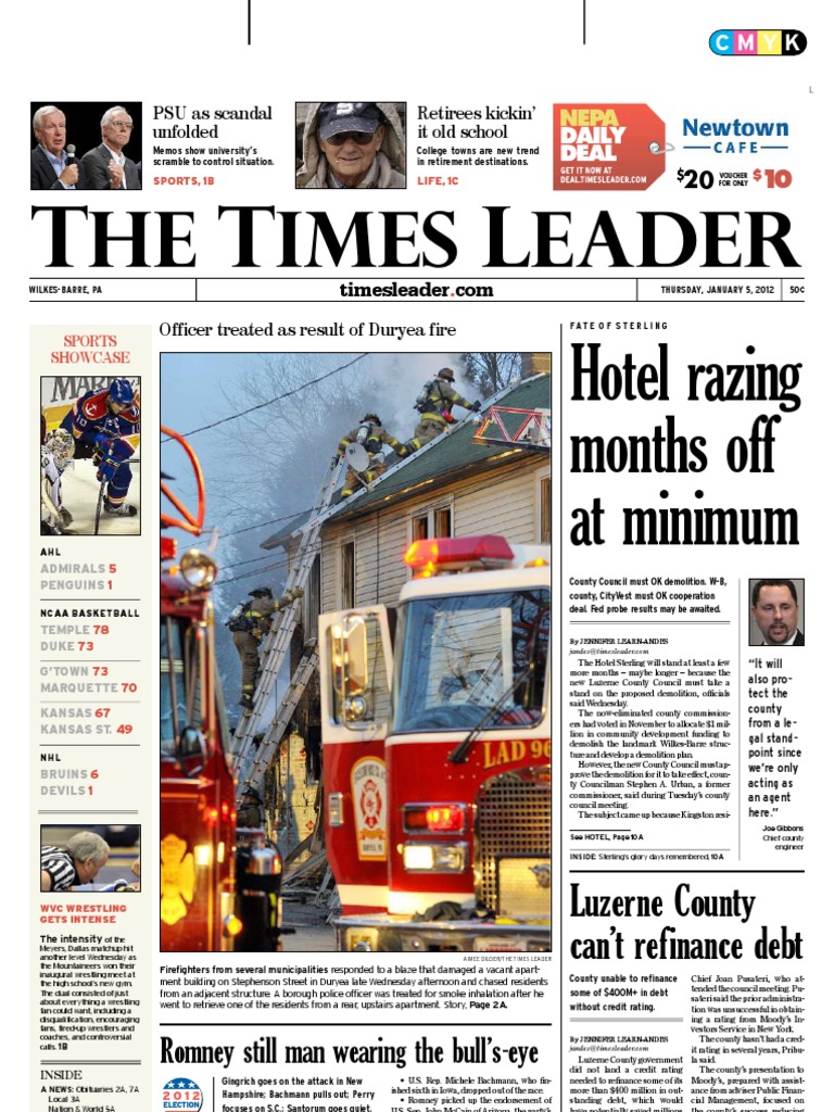 Times Leader 01-05-2012 PDF Mitt Romney American Government pic