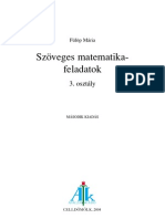 Szöveges Matematikafeladatok 3.o.