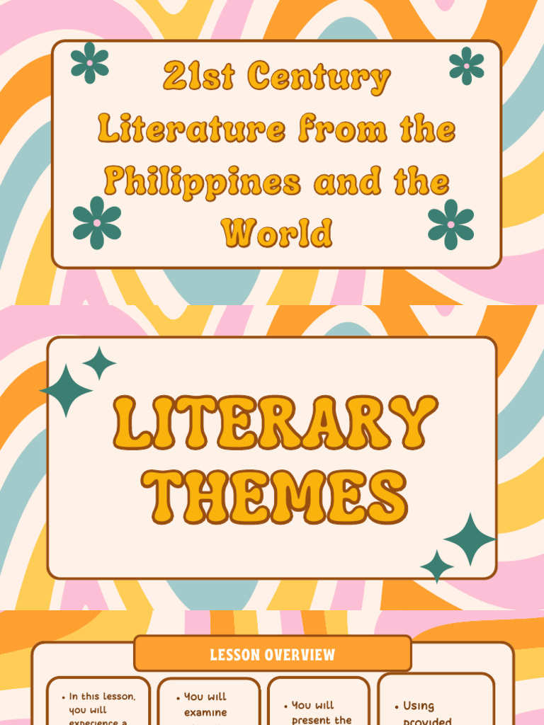 21st Lesson 1 Literary Themes | PDF