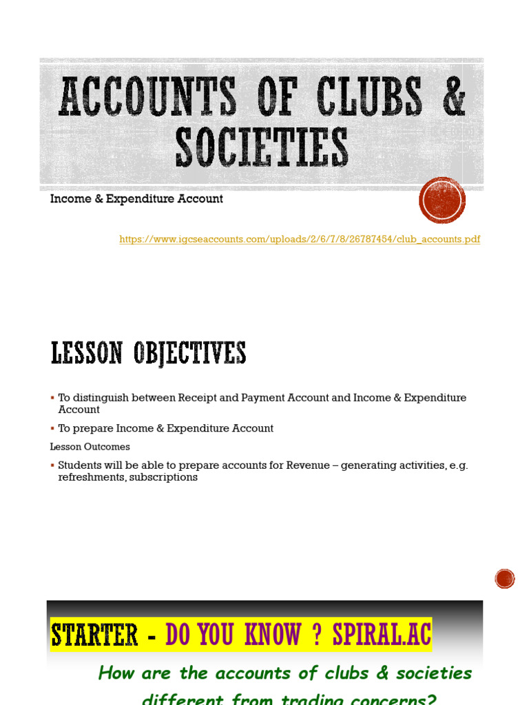 Clubs and Societies | PDF