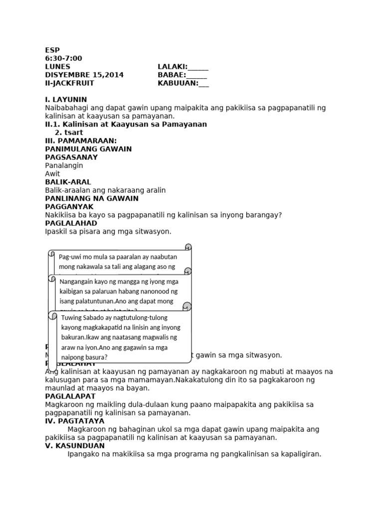 DLP - All Subjects 2 - Part 4 | PDF | Language Arts & Discipline