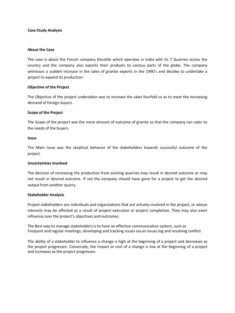 Stakeholder mapping case study image