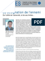 La Désignation de L'ennemi - Note D'analyse Géopolitiques N°49