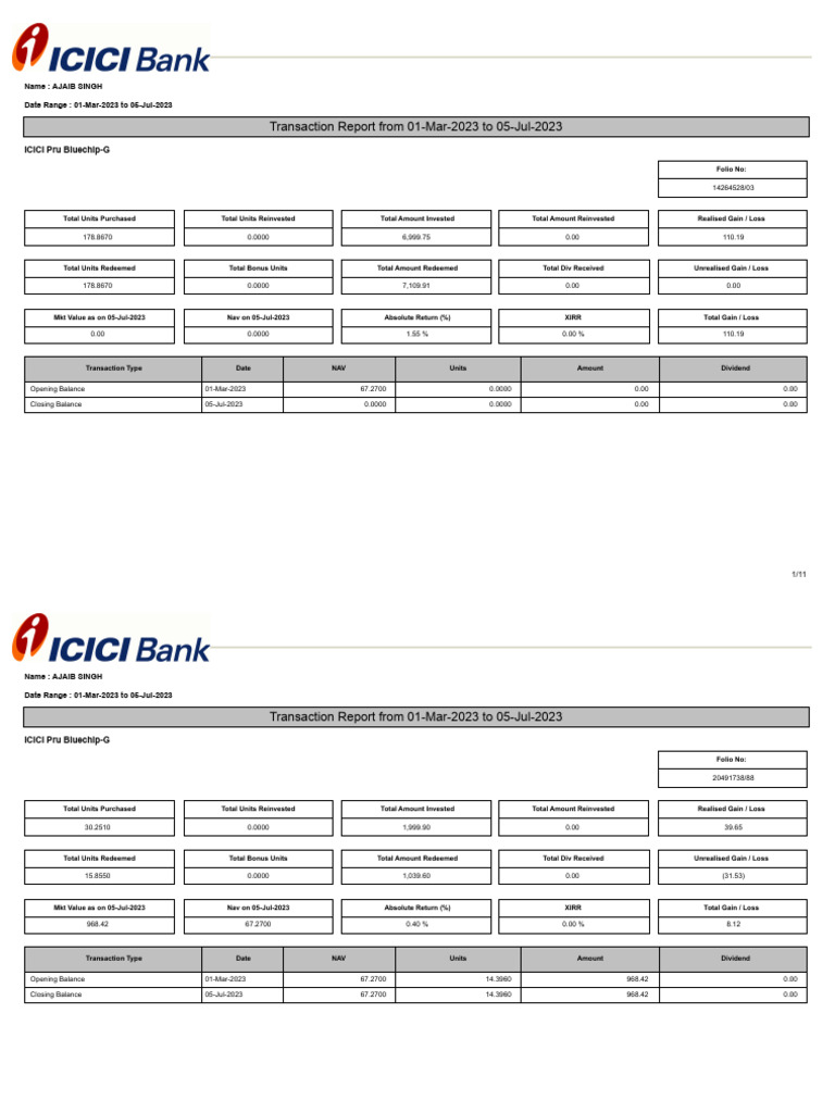 Transaction Report 1723117018 | PDF