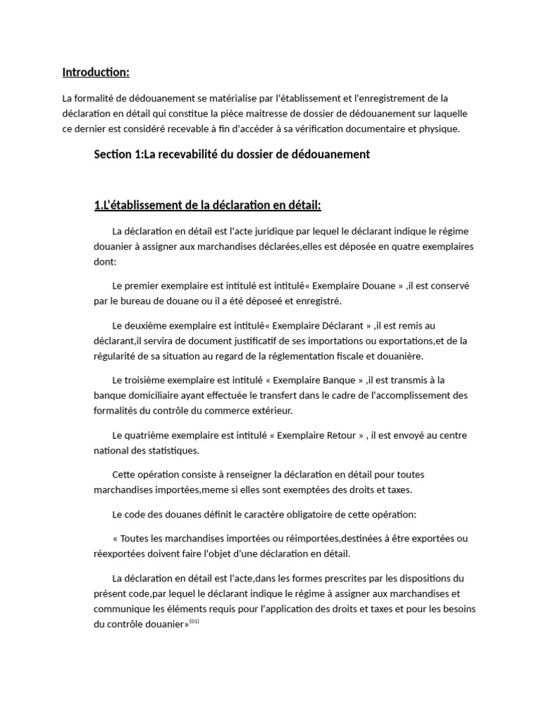 Amine Douane | PDF