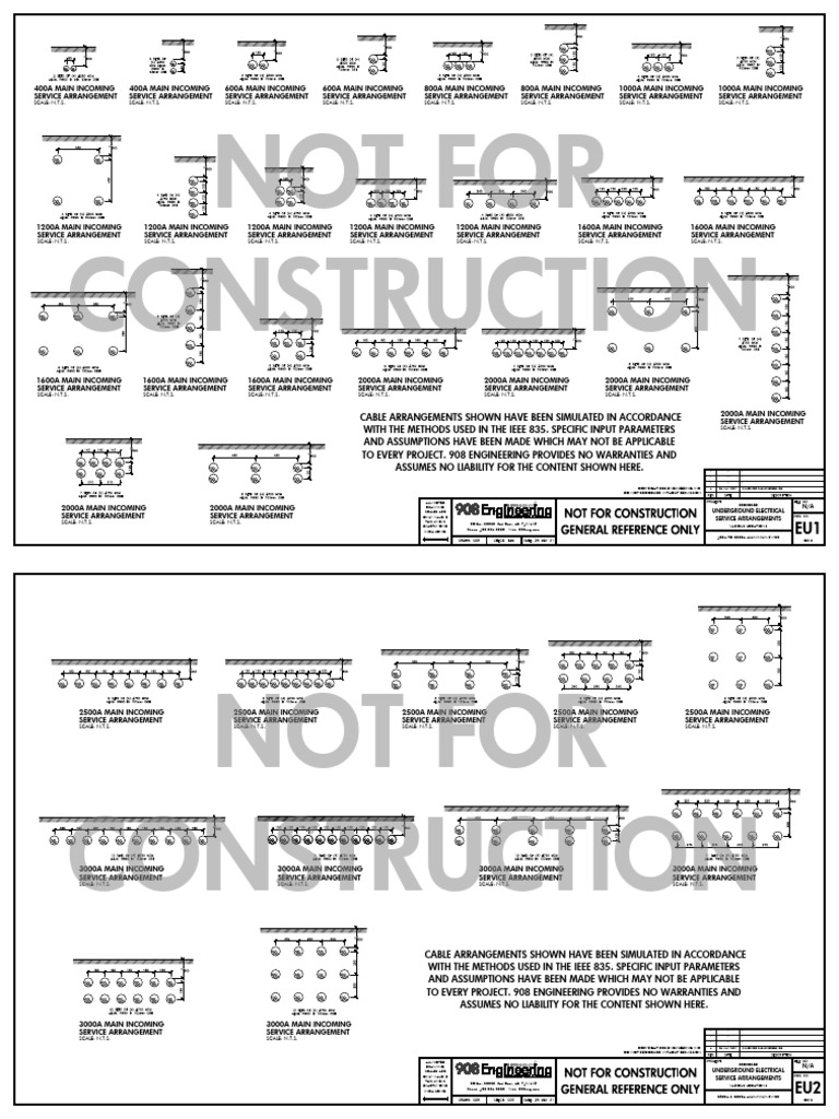 Underground Cable Arrangements - PUBLIC 2 | PDF