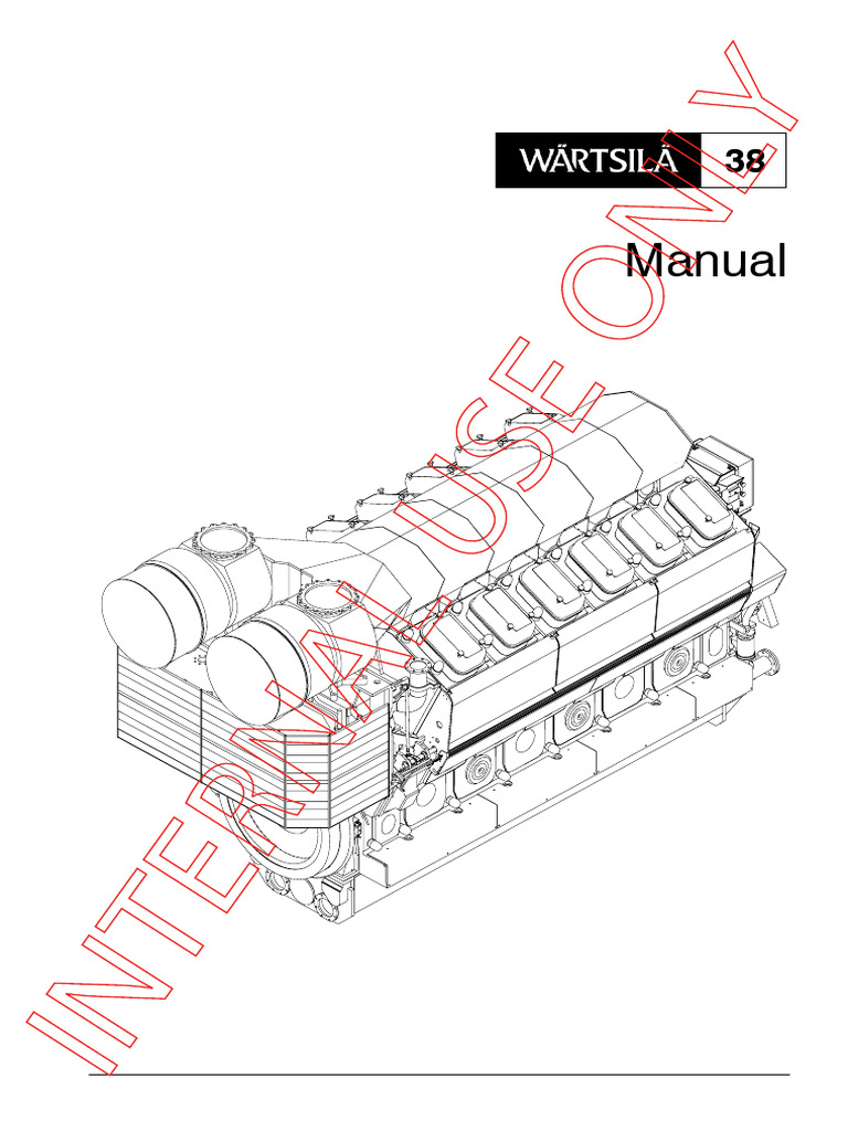 1-Manual - Wartsila w38 Español | PDF