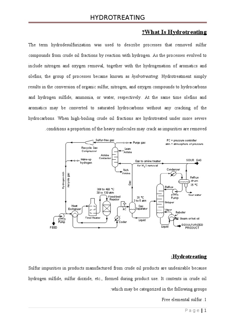 Hydro Treating Complete | PDF | Gases | Physical Chemistry