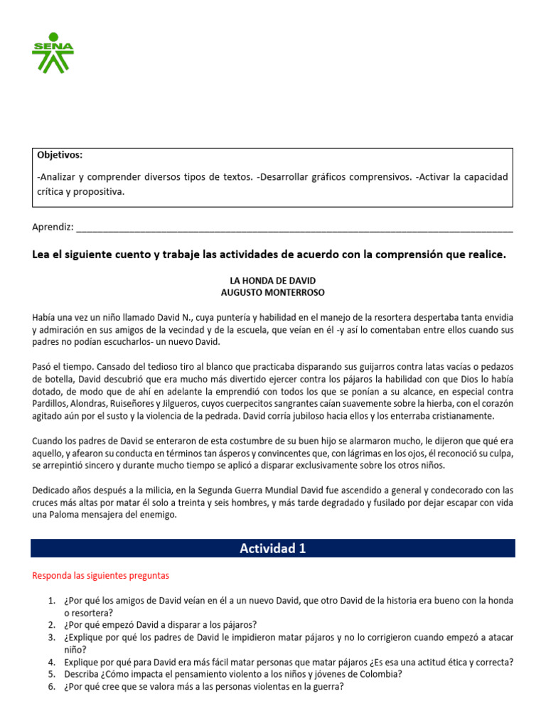 Formato Taller 1. | PDF