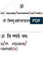 108 Names of Lord Vishnu SRS+Devnag Red