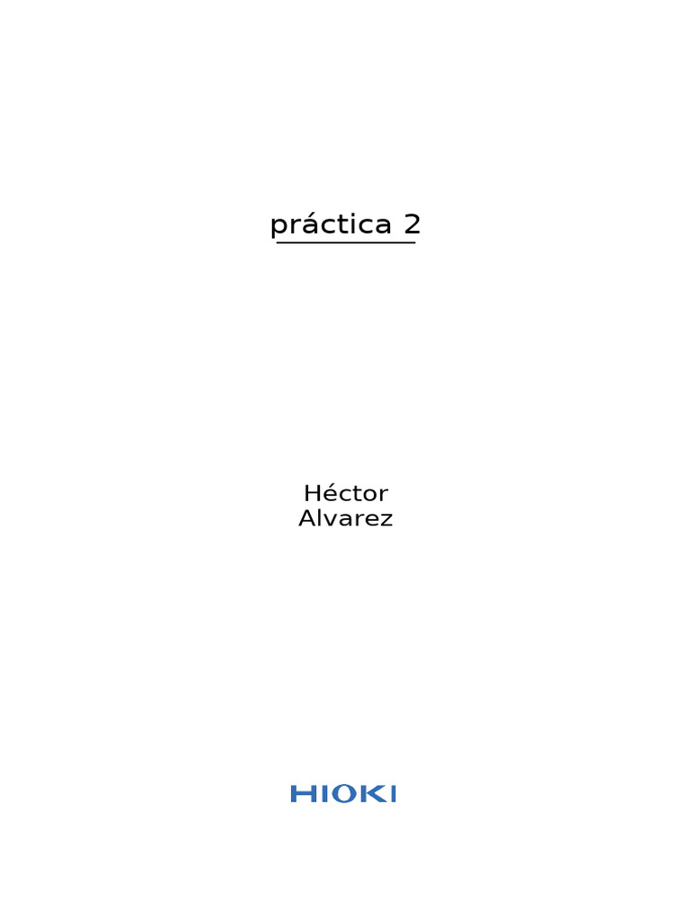Práctica 2 - PDF - 1 | PDF