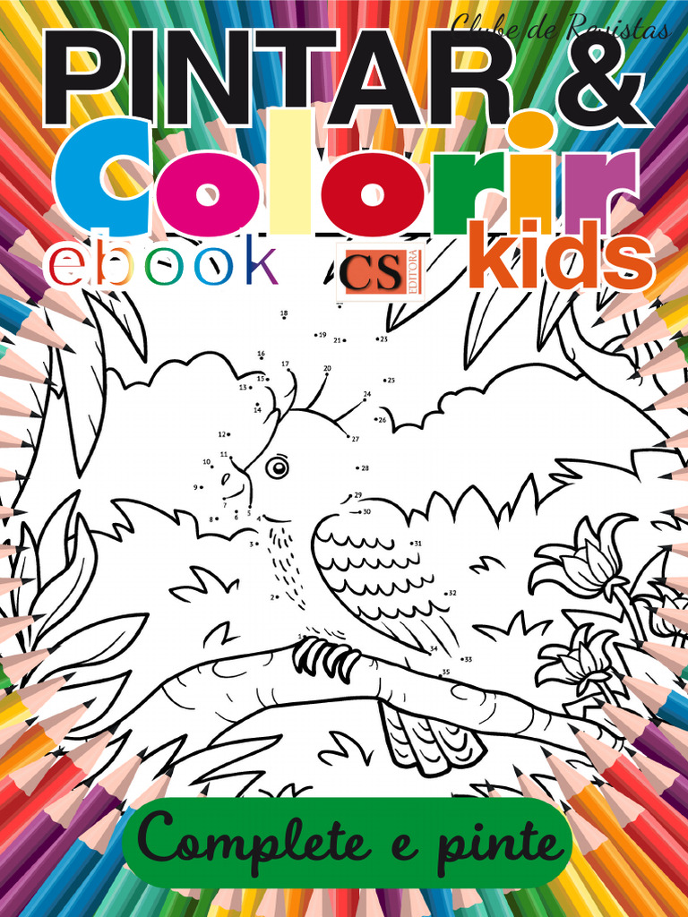 Pintar & Colorir Kids - Complete e Pinte - Jun24 | PDF
