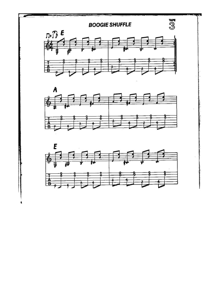 Boogie Shuffle | PDF