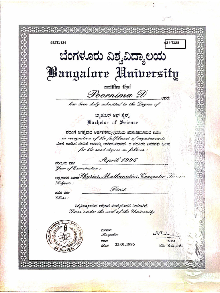 BSC Marks Sheet | PDF